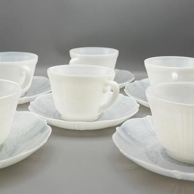 6 Macbeth Evan’s American Sweetheart Cups & Saucers