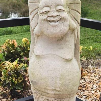 Concrete Laughing Buddha 