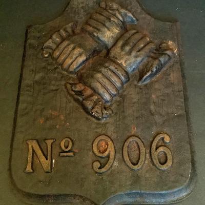 Cast Iron Reproduction Fire Mark