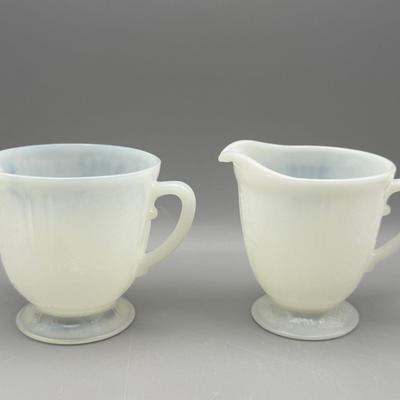 Macbeth Evan’s American Sweetheart Creamer & Sugar Bowl
