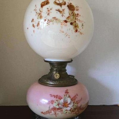 Vintage Leviton Hurricane Lamp