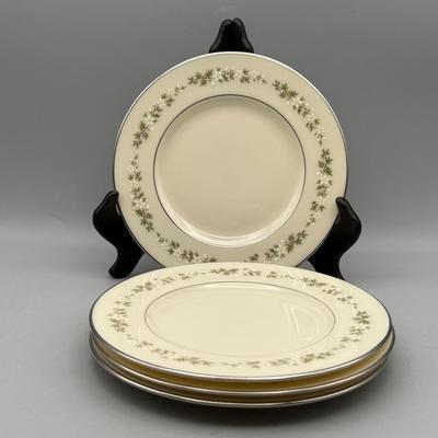 4 Lenox Brookdale Bread Plates 6.5"