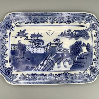 Reproduction Classic Canton Platter By K’ang Hsi 
