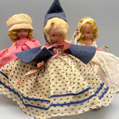 3 Nancy Ann Storybook Dolls circa 1940 Lot 4
