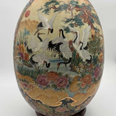 Large Satsuma Egg 20" High