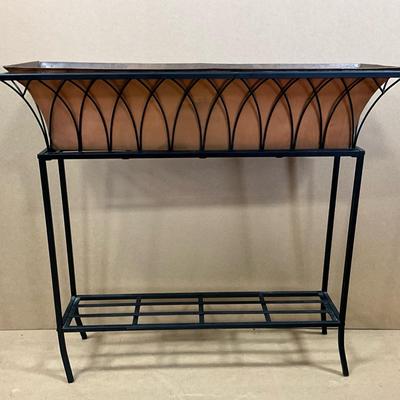 Brass and Metal Planter