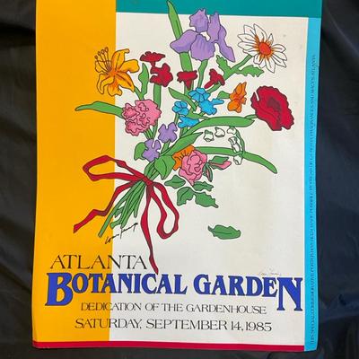 1985 Botanical Garden Poster