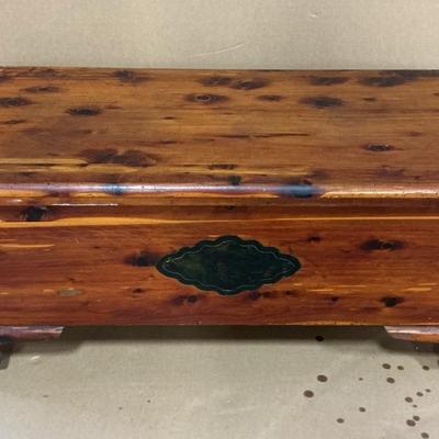 Smoky Mountain Line Wooden Trunk