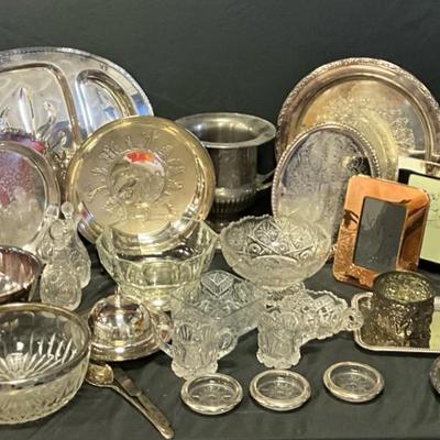 Silver Plated & Glass