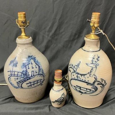 Pottery Lamps 