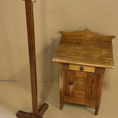 Wooden Table & Coat Stand