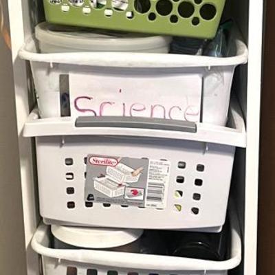 Shelves Filled With Supplies 