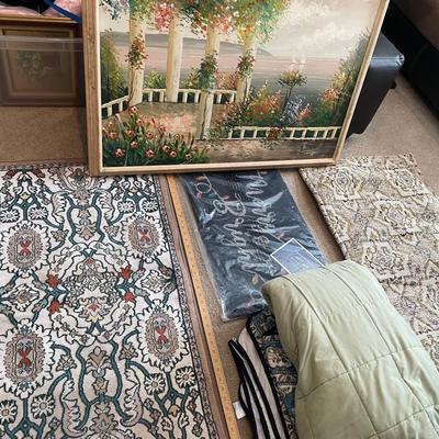 Oil On Canvas, Rugs & Throw Blankets