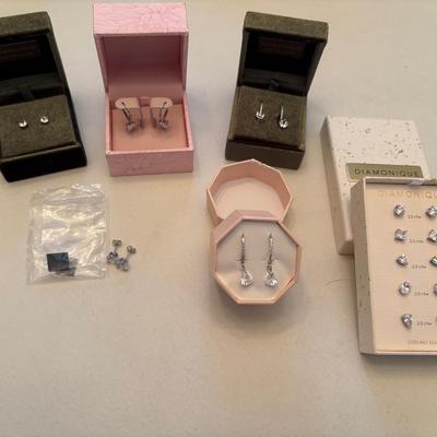 Diamonique Earrings