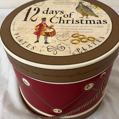 William Sonoma 12 Days Of Christmas Plates