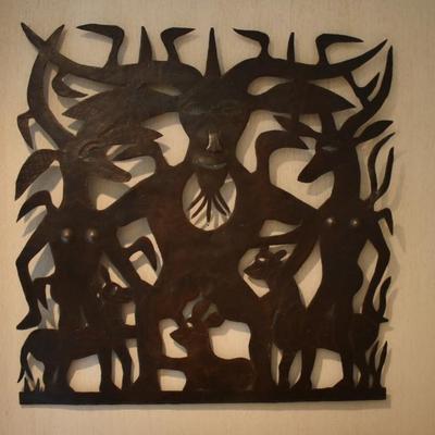 Sale Photo Thumbnail #63: Janvier Louis Juste Haitian Metal Wall Art