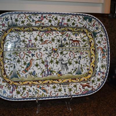 Sale Photo Thumbnail #10: Williams Sonoma Provence Hand Painted Serving Platter