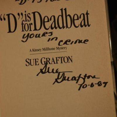 Sale Photo Thumbnail #93: Signed Sue Grafton Novels