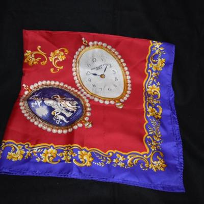 Vintage Silk Patek Philippe Scarf 