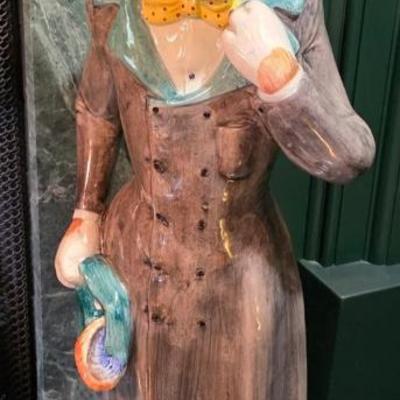 Sale Photo Thumbnail #2: RARE Italian ceramic model of Doctor Boxer, just one of 12 figures in the special edition series ‘St Mary Mead’, released by the Belle Epoque ceramics company in Veneto, Italy.