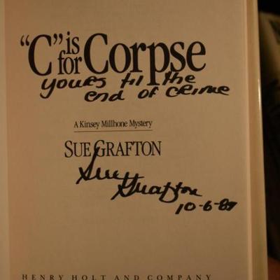Sale Photo Thumbnail #92: Signed Sue Grafton Novels