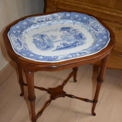 English Imperial Royal Platter & Stand