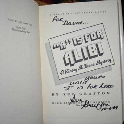 Sale Photo Thumbnail #90: Signed Sue Grafton Novels