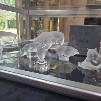 Various Lalique Animals