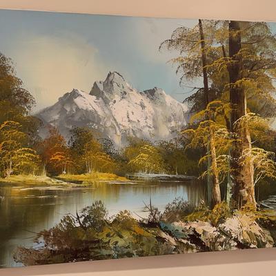 Mountain Landscape Oil Painting
