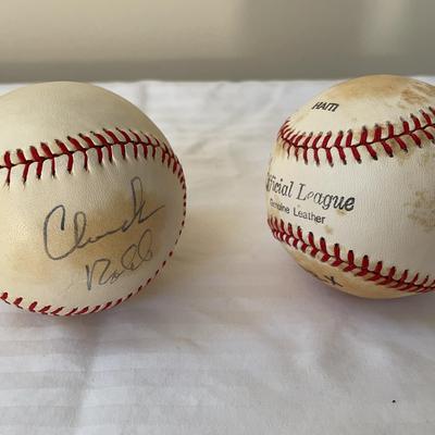 Pair of Signed Baseballs