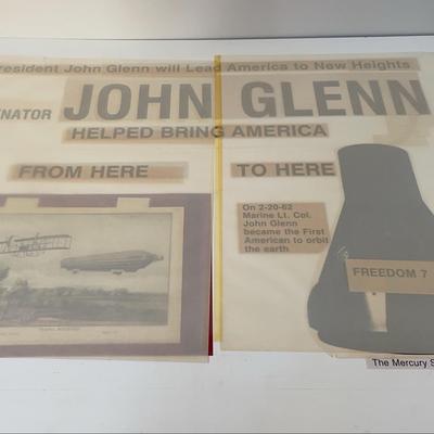 Senator John Glenn Prototype Campaign Poster