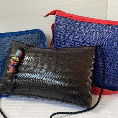 Trio of Vintage Woven Bags