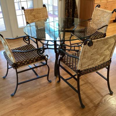 Glass Table With (4) Chairs 