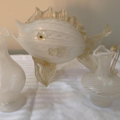 3 Pieces of Murano Glass