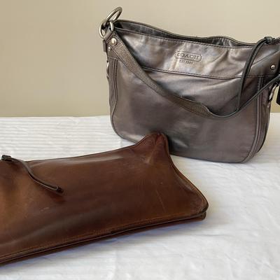 Pair of Vintage Coach Leather Purses