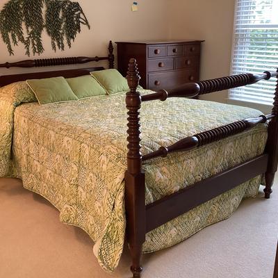 Antique Spindle Bed 