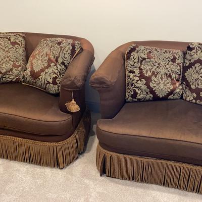 Pair of Raymond Waites Loveseats