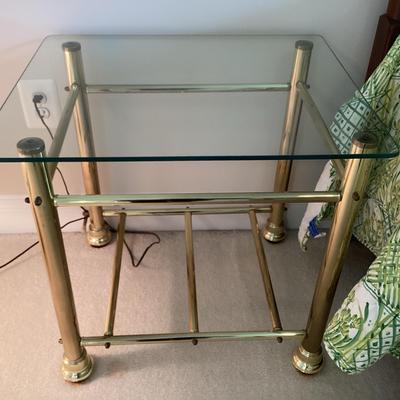 Brass & Glass Table 