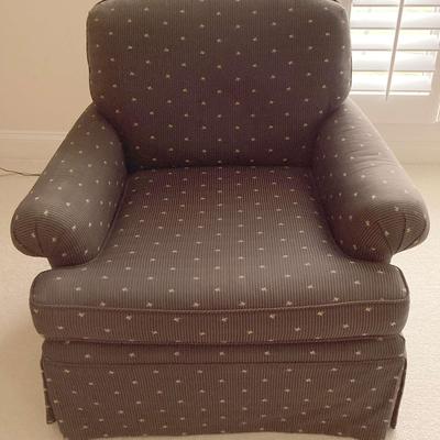 Brown Upholstered Chair