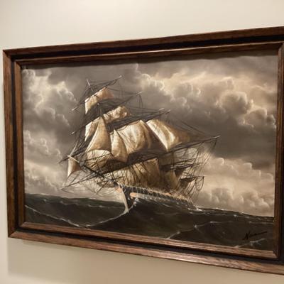 Framed Oil Painting 