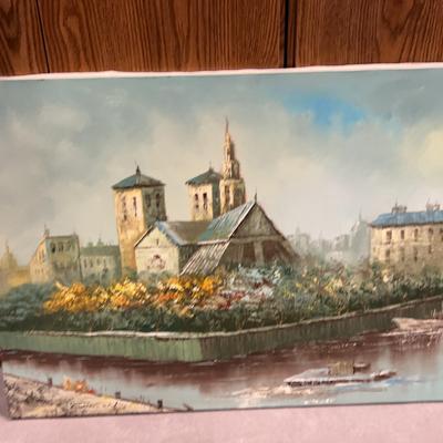Unframed Painting