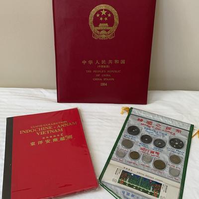Stamps & Coins From China, Korea & Vietnam