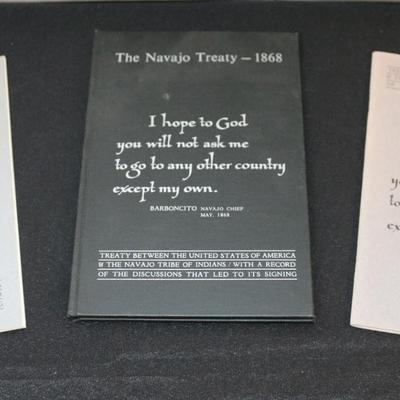 1868 Navajo Treaty Book, Uncut Pages, Finished Book, Booklets, Documents