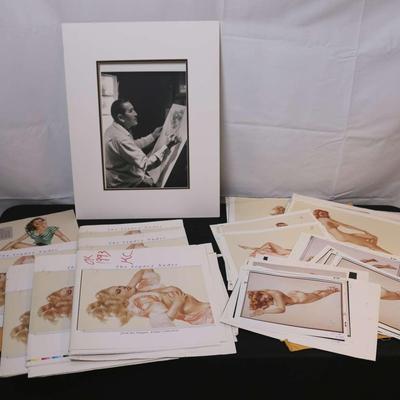 KC DenDooven Publication Proofs & Correspondence:  Alberto Vargas Estate Collection