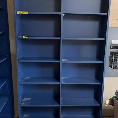 BE740 Tall Blue Book Shelving #2