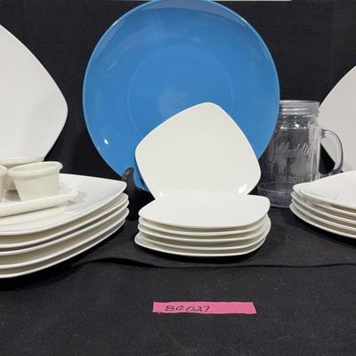 BG027 White Elements Microwave Safe China 