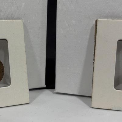BE077 1946 And 1947 Wheat Pennies 