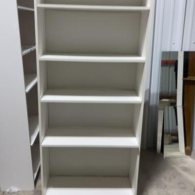 BG309AS White Wood 5 Shelf Book/Toy Display #2