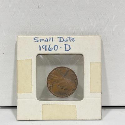 BE082 Small Date 1960-D Penny 