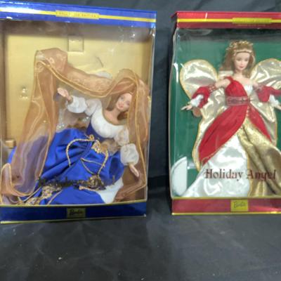 BE329 Holiday Angel Barbies 